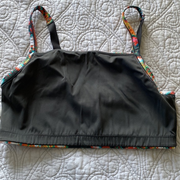 OFFLINE by aerie Floral Women's Tank Crop Top - Multicolor - Picture 3 of 5